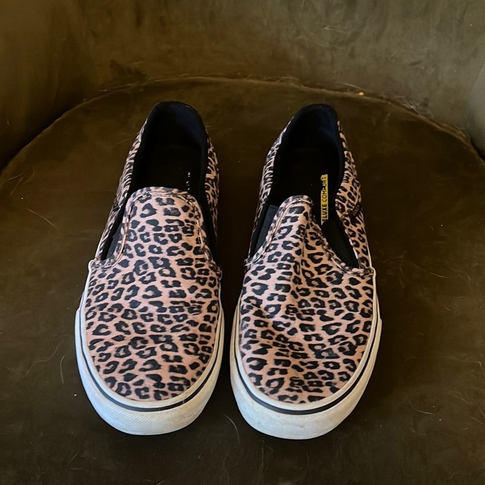 Vans cheetah print sneakers